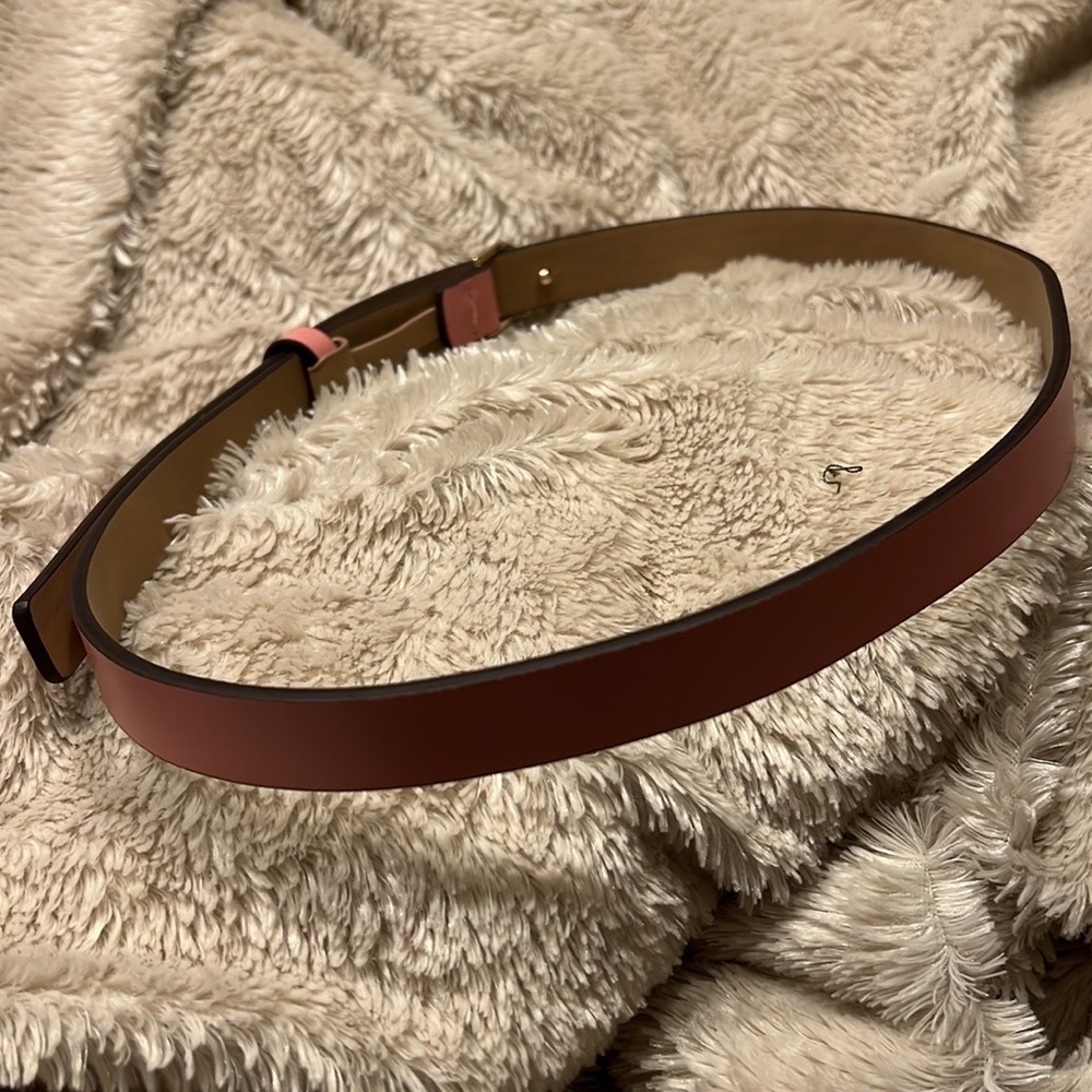 KATE SPADE ♠️ Pink Sugar Spade Thin Belt - Picture 8 of 9